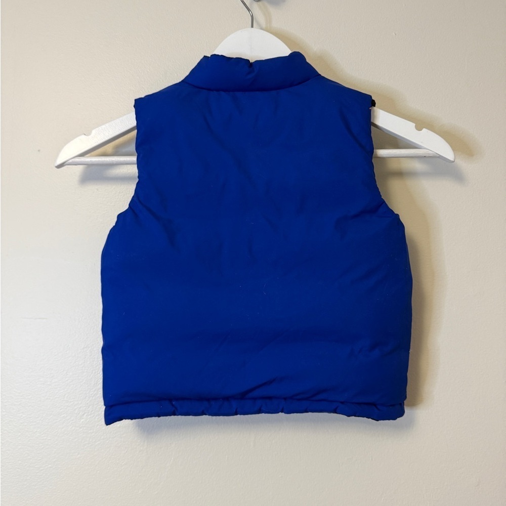 Polo Ralph Lauren Puffer Down Vest Reversible Blue Black Logo Pony 24 Mths 2T - Picture 7 of 11